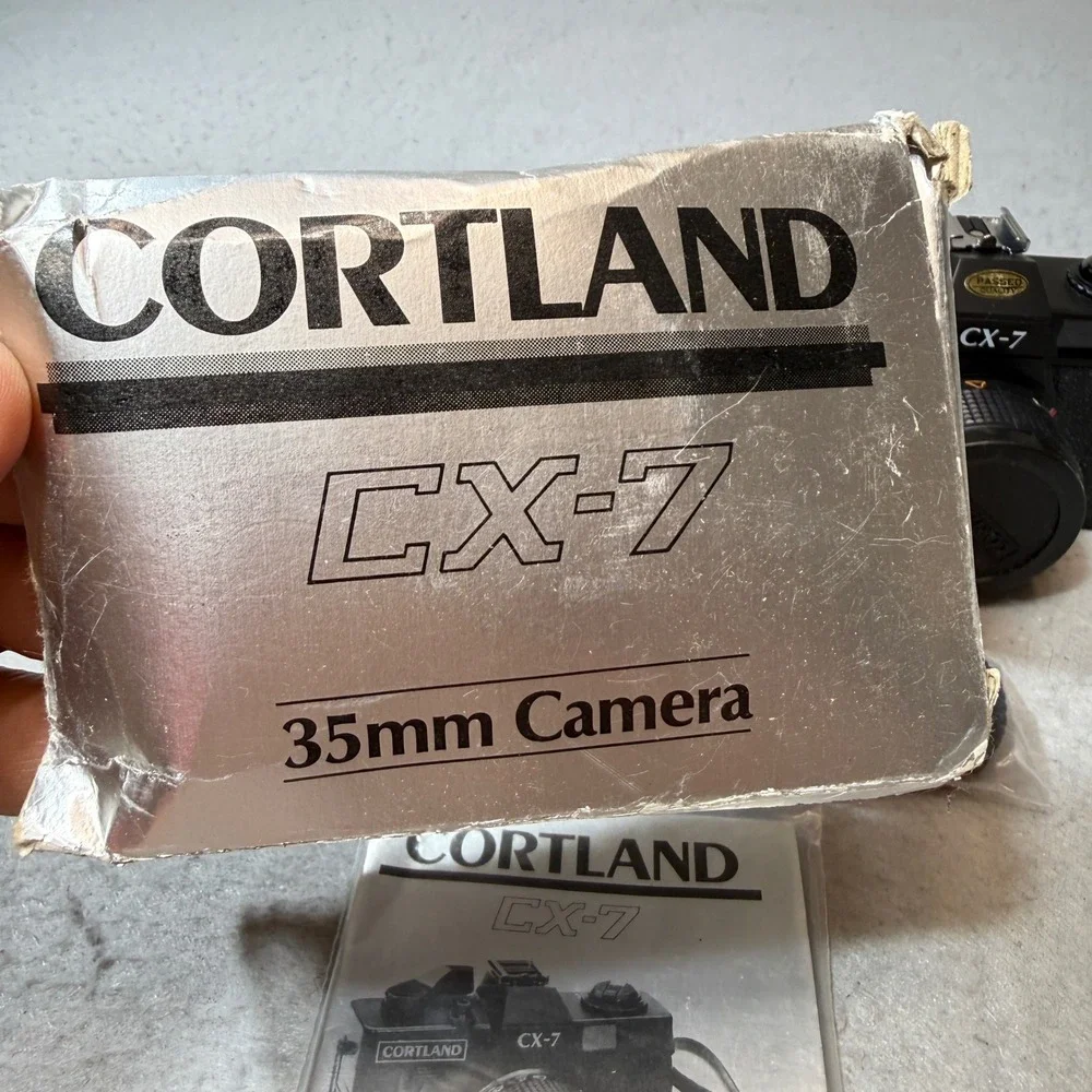 Cortland CX-7 35mm Film Camera Unisex OS Black Good Vintage Point and Shoot